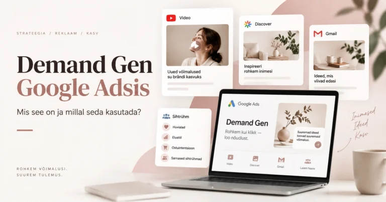 Demand Gen Google Adsis: mis see on ja millal seda kasutada?